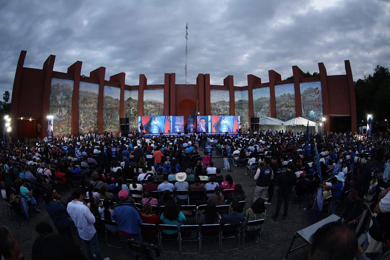 Evento con asistencia ciudadana en Morelos